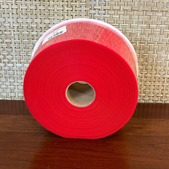 🎄🌟HP🌟VTG NIP Christmas Holiday Wide Red Velvet Ribbon 2.75" Wide x 75 Yards - Picture 2 of 7